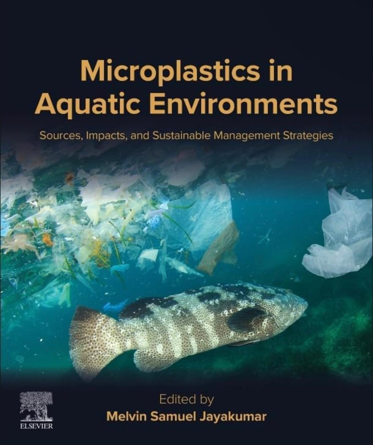 Cover of Microplastics in Aquatic Environments (Elsevier, 2026)